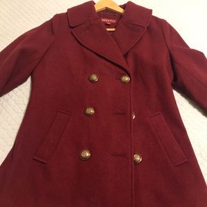 Maroon Merona Peacoat